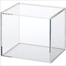 Colored Acrylic Cube Display Stand Square 5 Sided Box Perspex Tray Retail Shop Holder Lucite Display Box